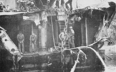 Charlie & Divers on USS New Orleans at Tulagi!