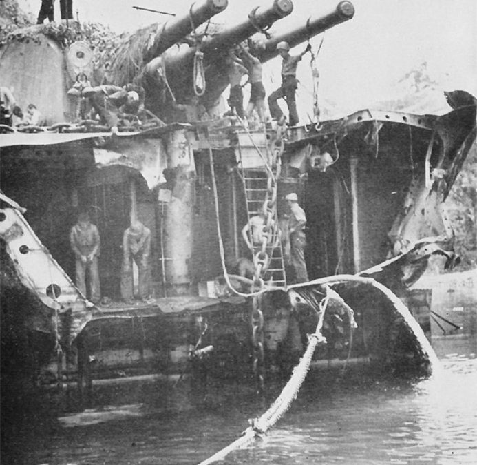 Charlie & Divers on USS New Orleans at Tulagi!